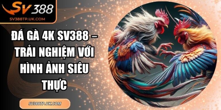 Đá Gà 4K SV388 – Trải Nghiệm Với Hình Ảnh Siêu Thực