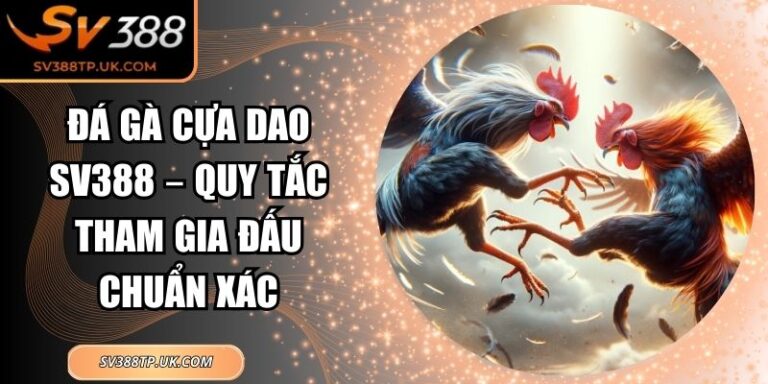 Đá Gà Cựa Dao SV388 – Quy Tắc Tham Gia Đấu Chuẩn Xác