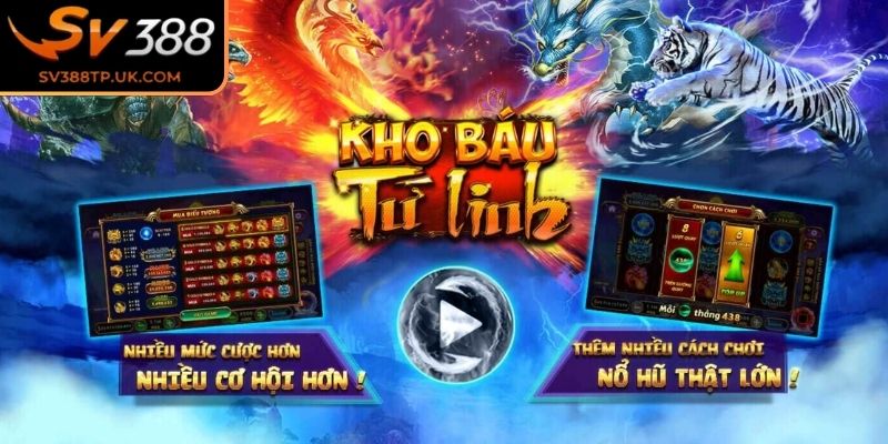 Khám phá game nổ hũ Kho Báu Tứ Linh sv388