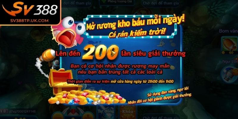 Kinh nghiệm chơi Nổ Cá Đến Rồi SV388